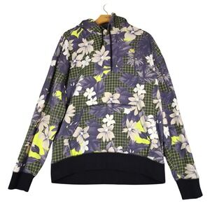 Nike SB Floral Grid Hoodie Pullover‎ Sweatshirt Size Medium Men Women